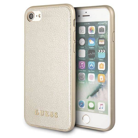 Guess GUHCI8IGLGO iPhone 7/8/SE 2020 / SE 2022 gold/złoty hard case Iridescent